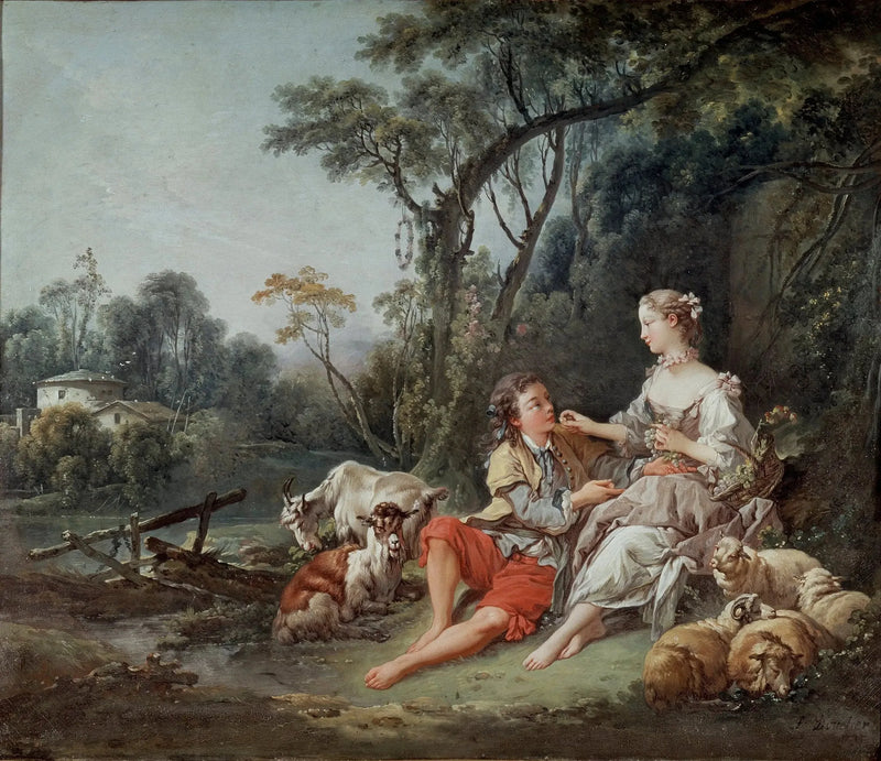 Denkst du an Trauben? - François Boucher