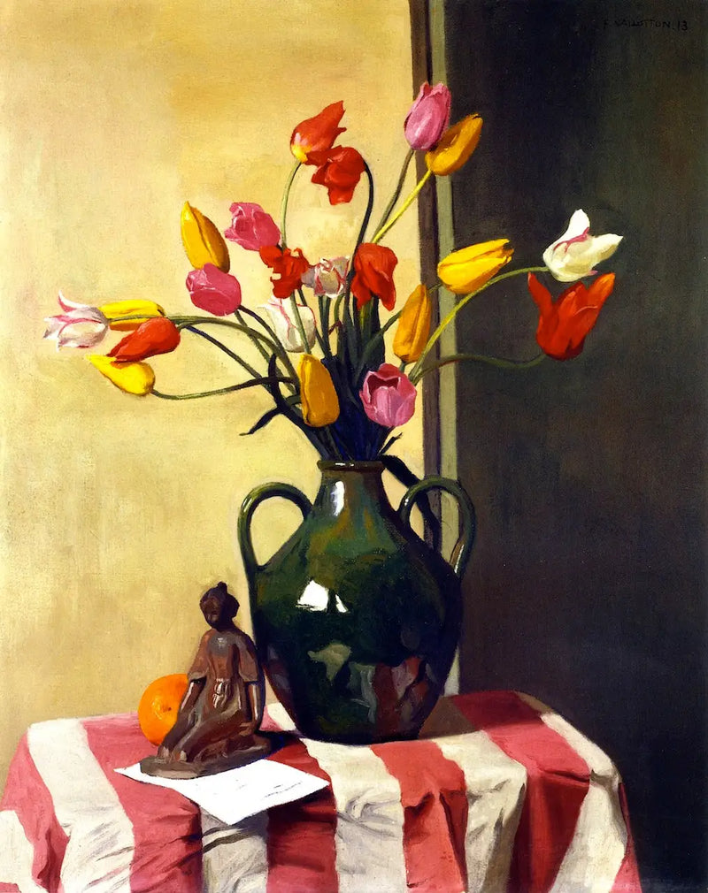 Tulpen und Statuetten von Maillol - Félix Vallotton