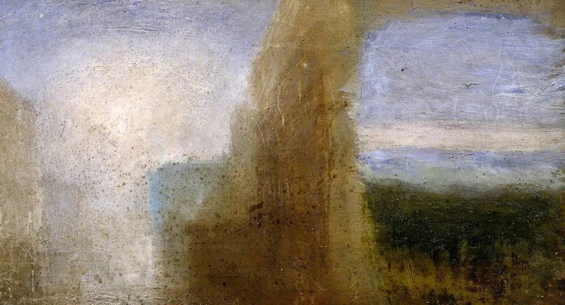 Zwei Kompositionen: Ein Claudianischer Hafen und eine offene Landschaft - J. M. W. Turner