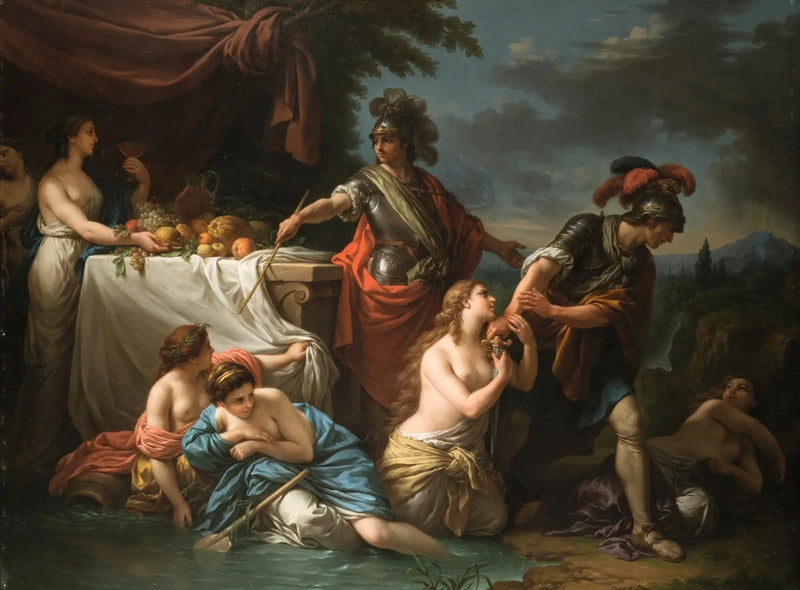 Ubalde und der dänische Ritter - Louis Jean François Lagrenée