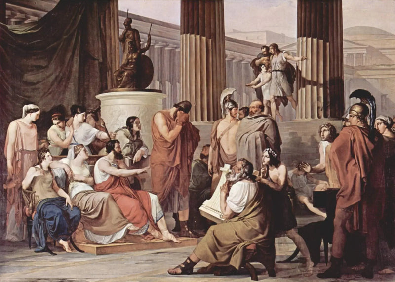 Ulysse am Hof von Alcinoos - Francesco Hayez