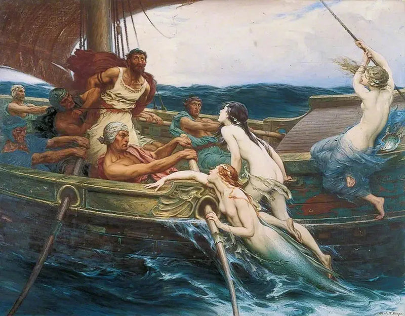 Ulysse und die Sirenen - Herbert Draper