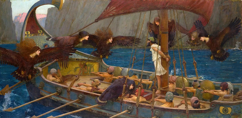 Odysseus und die Sirenen - John William Waterhouse