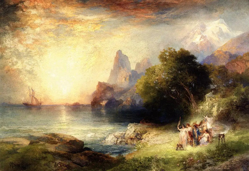 Ulysse und die Sirenen - Thomas Moran