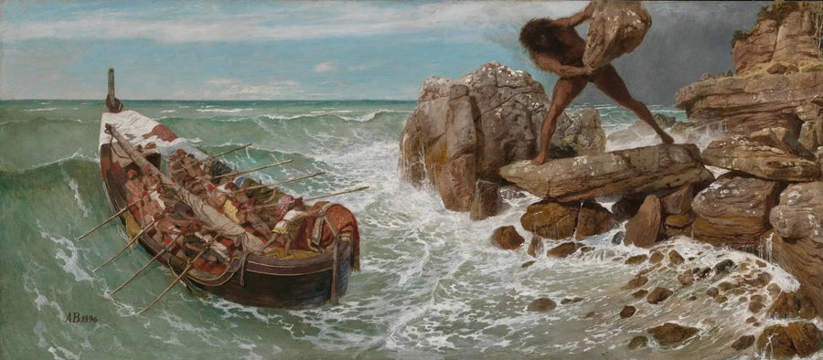 Ulysses und Polyphème - Arnold Böcklin