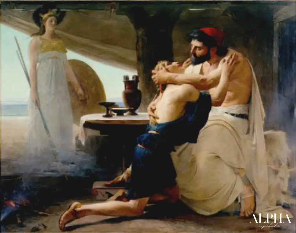 Ulysse et Télémaque, 1880, Castellane, Mairie - Lionel Royer - Reproductions de tableaux et peintures haut de gamme