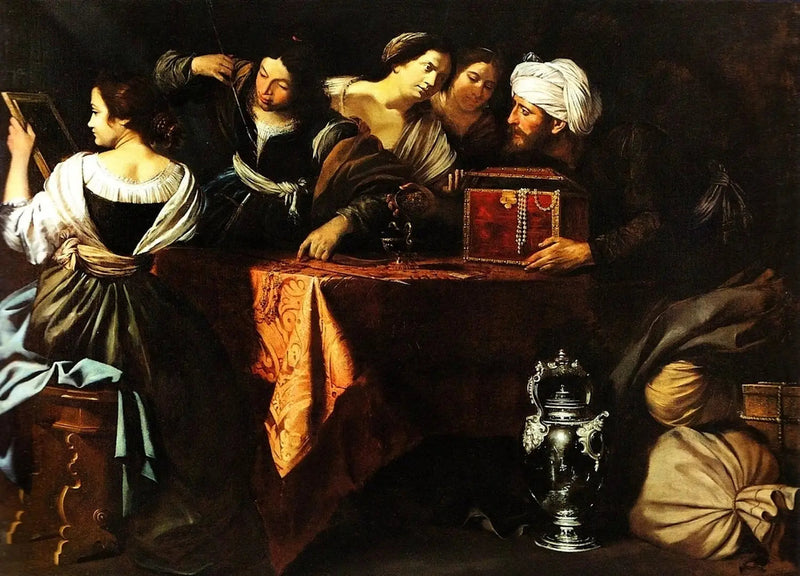 Ulysse bedankt Achille unter den Mädchen von Lykomedes