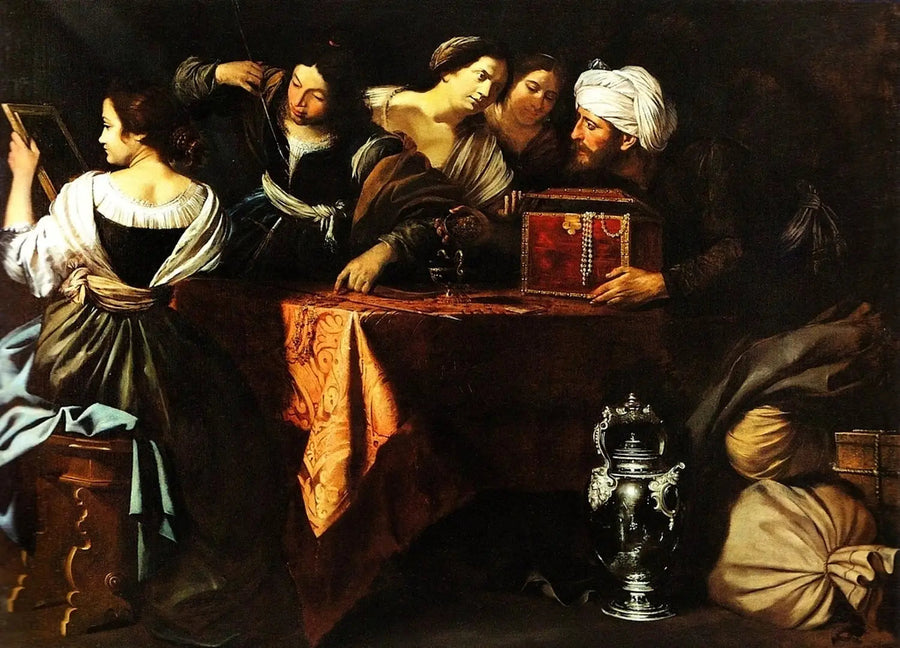 Ulysse bedankt Achille unter den Mädchen von Lykomedes