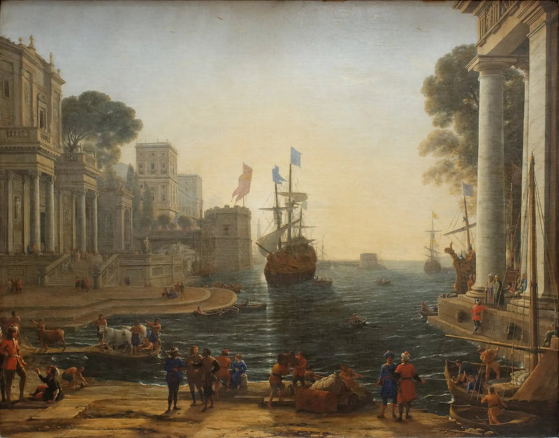 Ulysse übergibt Chryséis an seinen Vater - Claude Lorrain