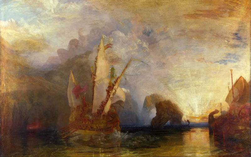 Ulysses, der sich über Polyphem lustig macht - J. M. W. Turner