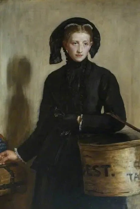 Eine Witwenmilbe - John Everett Millais