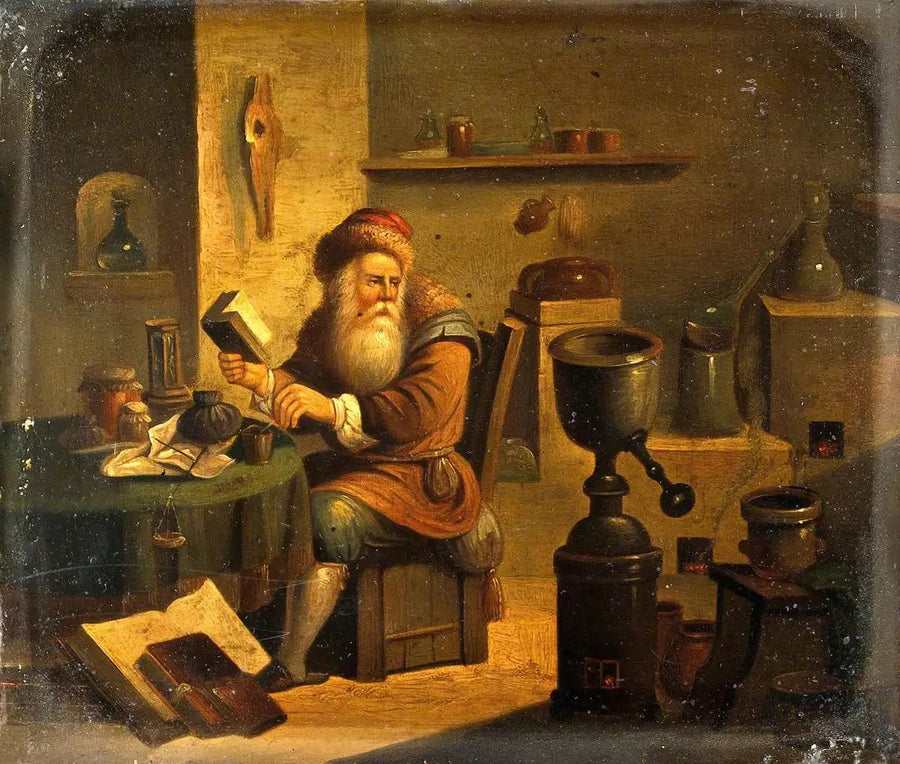 Ein Alchemist in seinem Labor - David Teniers der Jüngere
