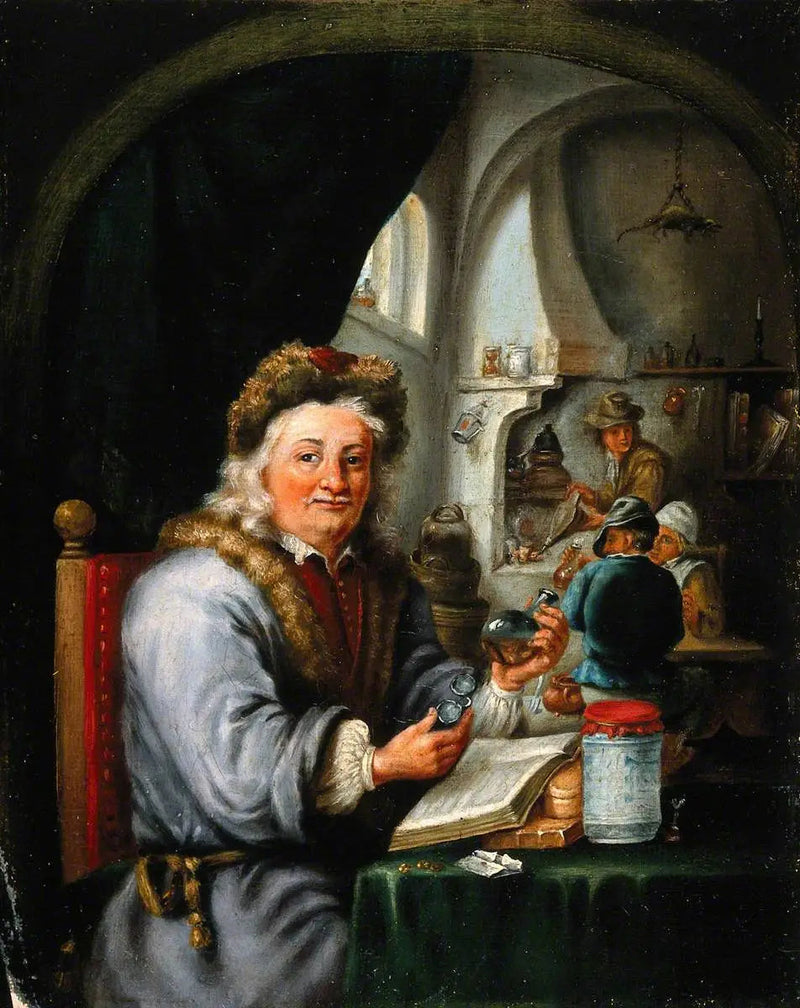 Ein Alchemist in seinem Labor - David Teniers der Jüngere
