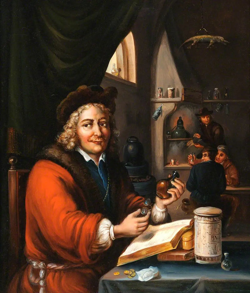 Ein Alchemist in seinem Labor - David Teniers der Jüngere