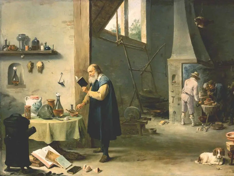 Ein Alchemist - David Teniers der Jüngere