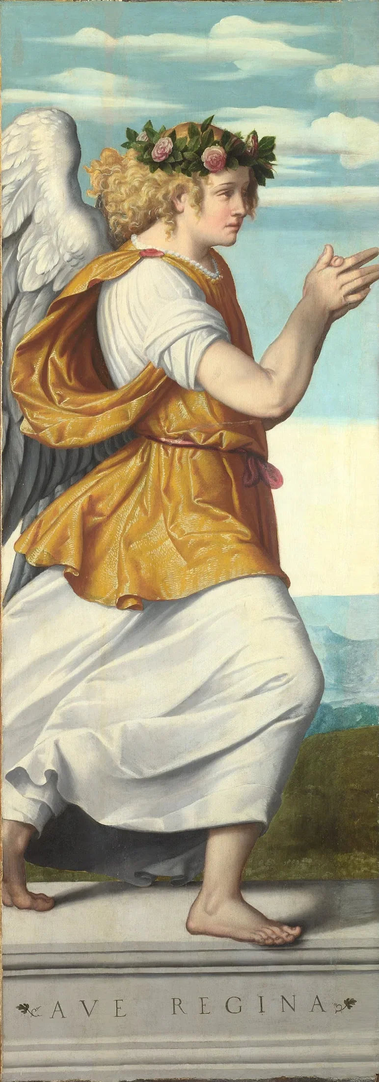 Ein anbetender Engel - Alessandro Bonvicino