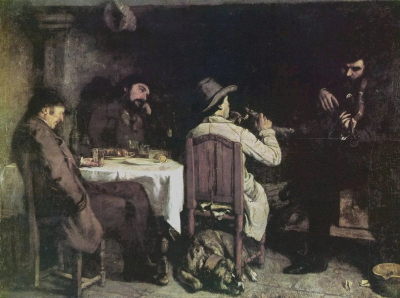 Ein Nachmittagsbesuch in Ornans - Gustave Courbet