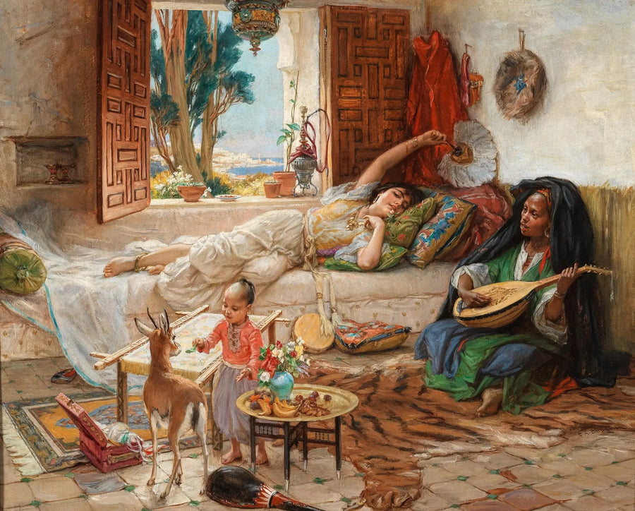 Ein Nachmittag in Algier - Frederick Arthur Bridgman