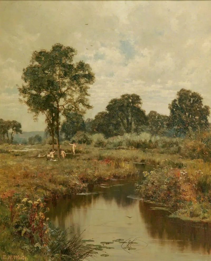 Ein Nachmittag im August, Woolhampton, Berkshire - Edward Wilkins Waite