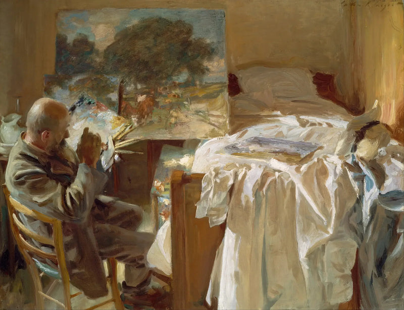 Ein Künstler in seinem Atelier - John Singer Sargent