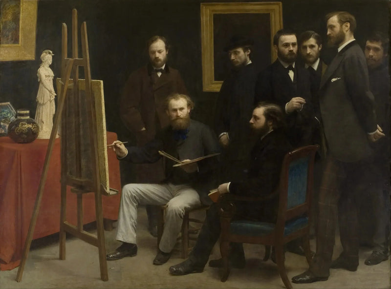 Ein Atelier in den Batignolles - Henri Fantin-Latour