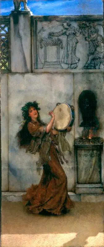 Ein Gartenschrein - Lawrence Alma-Tadema