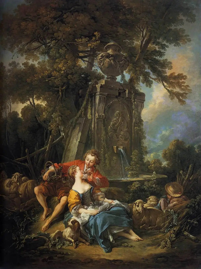 Ein pastoralischer Herbst - François Boucher