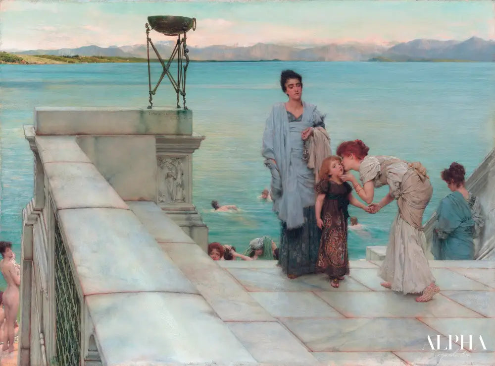 Un baiser - Lawrence Alma-Tadema Reproductions de tableaux à la peinture à l’huile