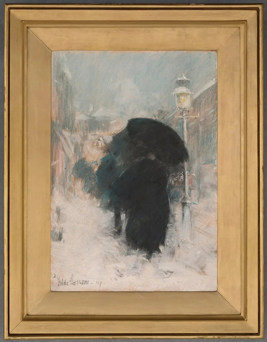 Ein Blizzard in New York - Childe Hassam