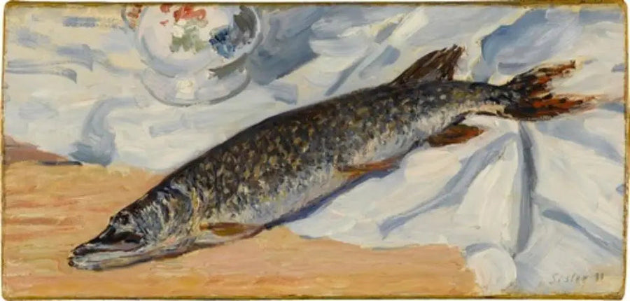 Ein Hecht aus dem Loing - Alfred Sisley