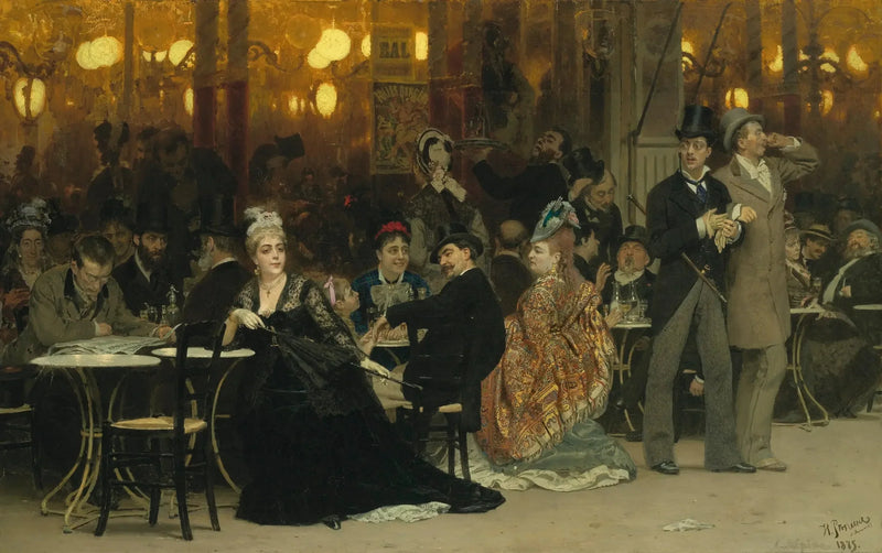 Ein Pariser Café - Ilya Repin