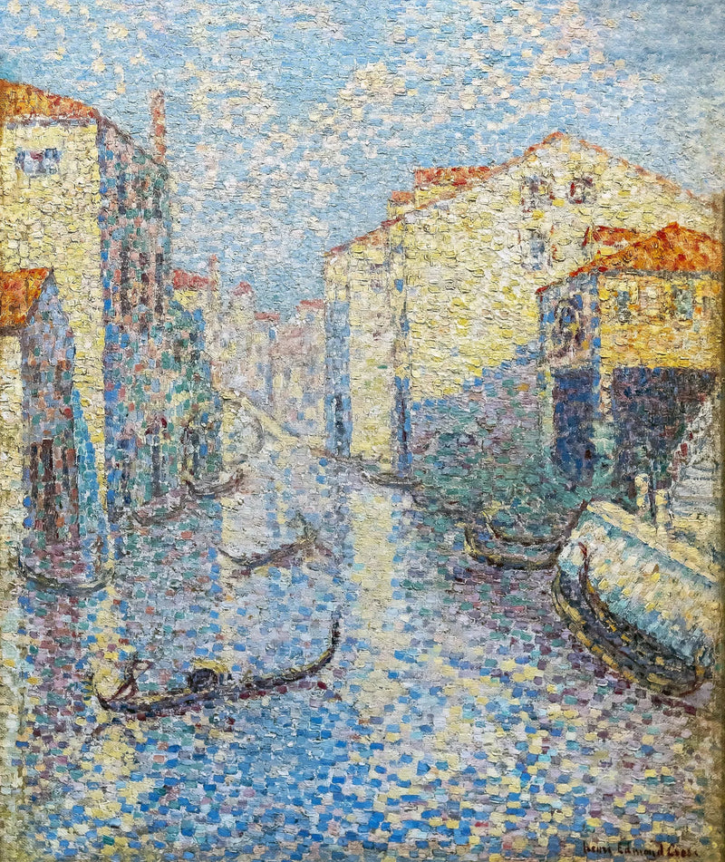 Ein Kanal in Venedig - Henri-Edmond Cross
