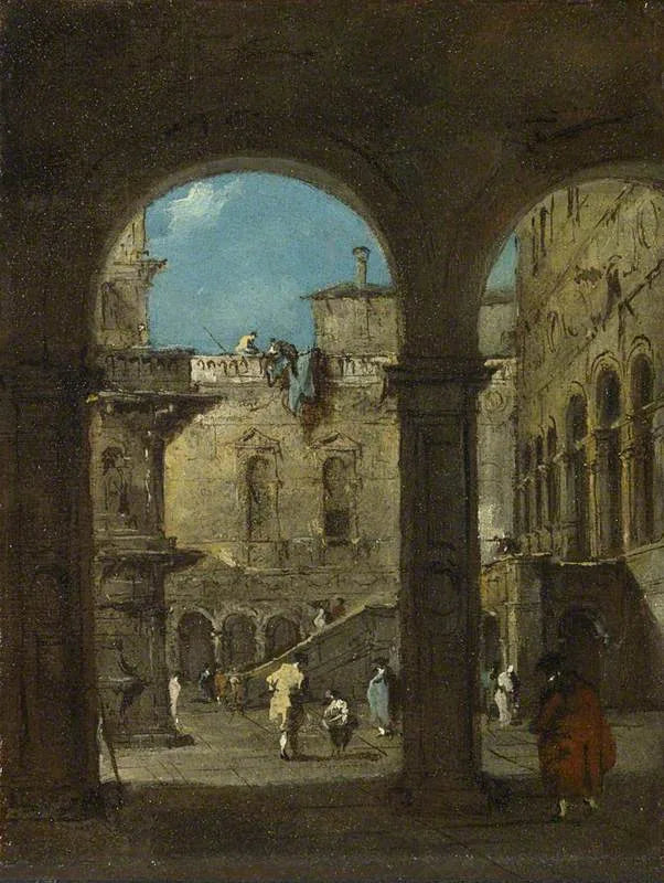 Ein architektonischer Laune - Francesco Guardi