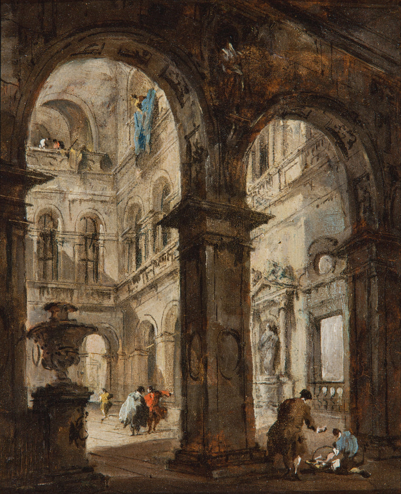 Ein architektonischer Laune - Francesco Guardi