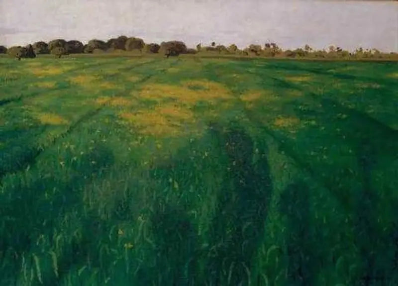 Ein Feld grüner Hafer - Félix Vallotton