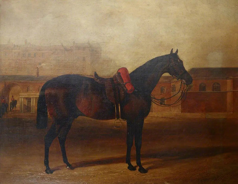 Ein Ladegerät auf dem Paradeplatz der Albany-Kaserne in London - John Frederick Herring, Sr.