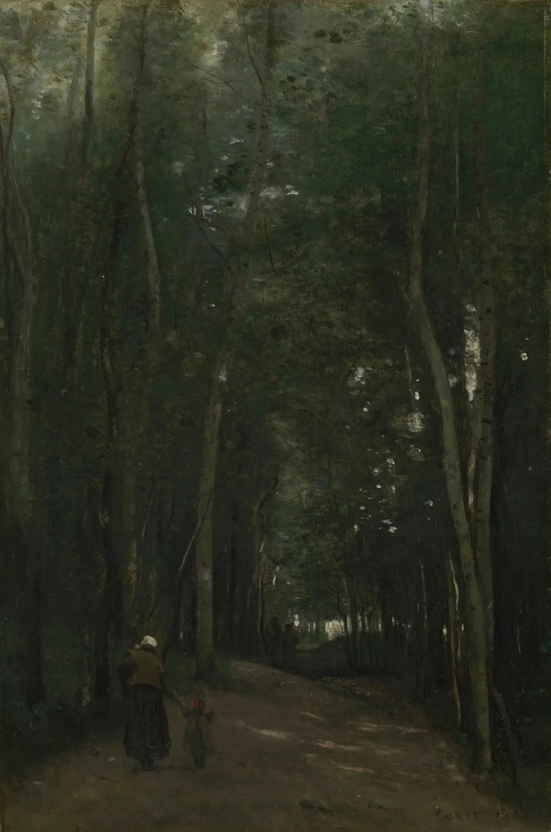 Ein Weg in Saint-Cloud - Jean-Baptiste Camille Corot