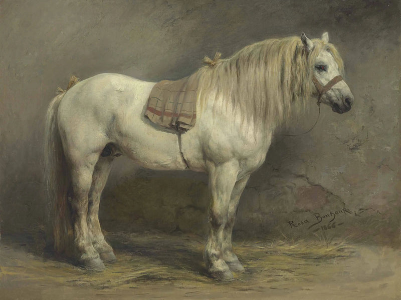 Ein weißes Pferd - Rosa Bonheur
