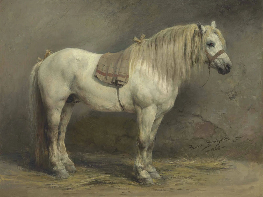 Ein weißes Pferd - Rosa Bonheur