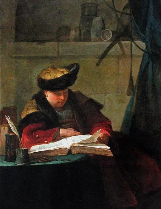 Ein Chemiker in seinem Labor - Jean Siméon Chardin