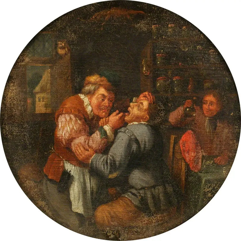 Ein Chirurg, der einen Zahn zieht - David Teniers der Jüngere