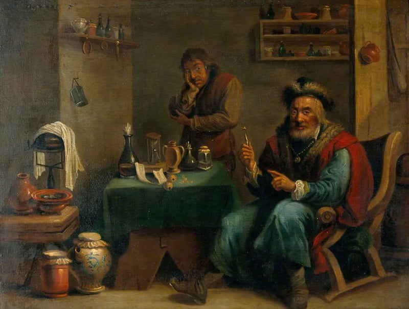 Ein Chirurg, der einen Zahn gezogen hat - David Teniers der Jüngere
