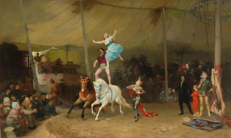 Ein Zirkus in der Provinz - Frederick Arthur Bridgman