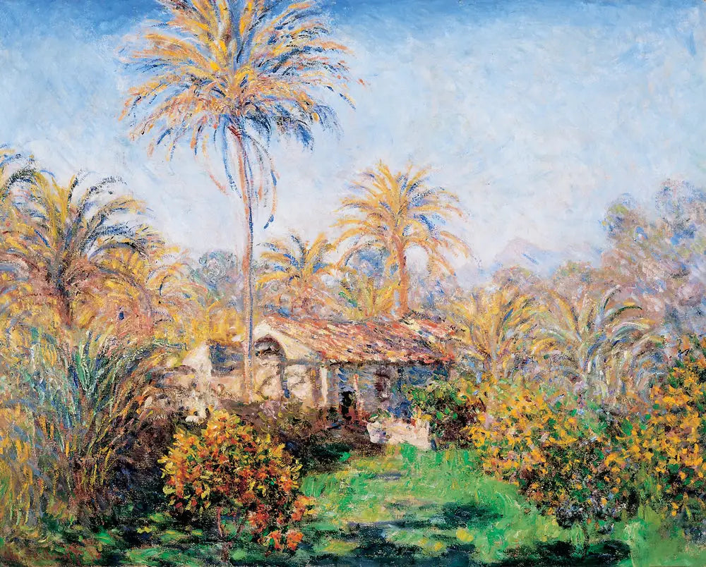 Un coin de ferme à Bordighera - Claude Monet image 1 reproduction artisanale de tableau