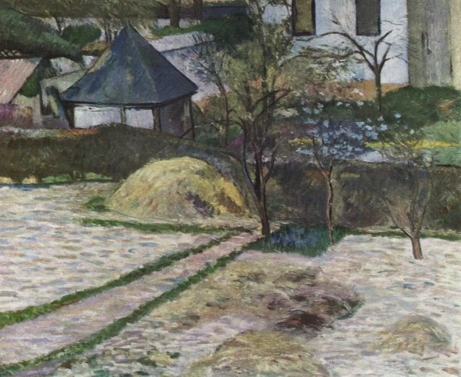 Eine Ecke des Gartens in Rouen, oder Blick auf einen Garten, Rouen - Paul Gauguin