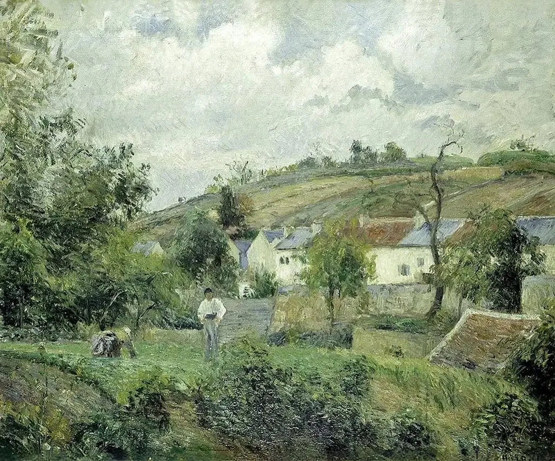 Eine Ecke des L'Hermitage, Pontoise - Camille Pissarro