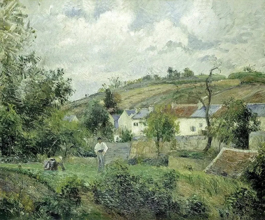 Eine Ecke des L'Hermitage, Pontoise - Camille Pissarro
