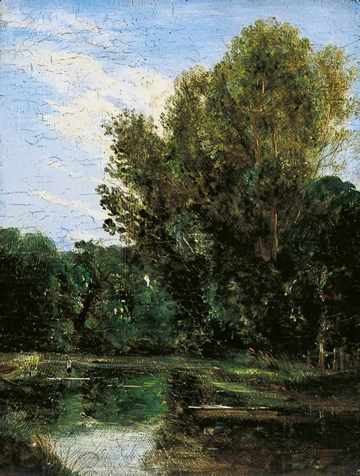 Eine Ecke der Hampstead-Teiche, London - John Constable