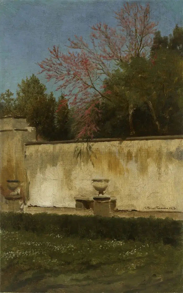 Eine Ecke der Gärten der Villa Borghese - Lawrence Alma-Tadema