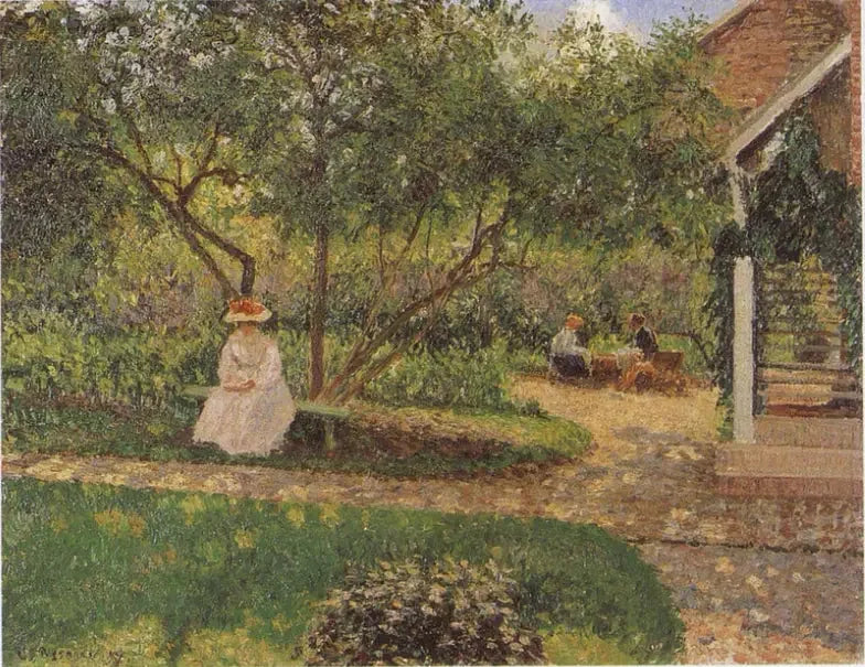 Eine Ecke des Gartens in Éragny - Camille Pissarro